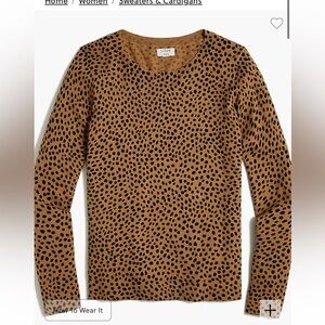 NWOT J Crew Teddie Sweater XXL